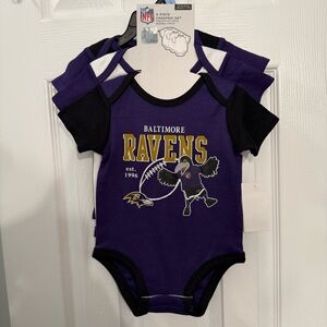 Baltimore Ravens baby onesies